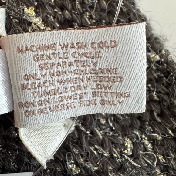 Chico’s Fergie Sparkle Sleeveless Tank Sweater Wool Shimmer Size 2 (US 12) NWT - Picture 10 of 10